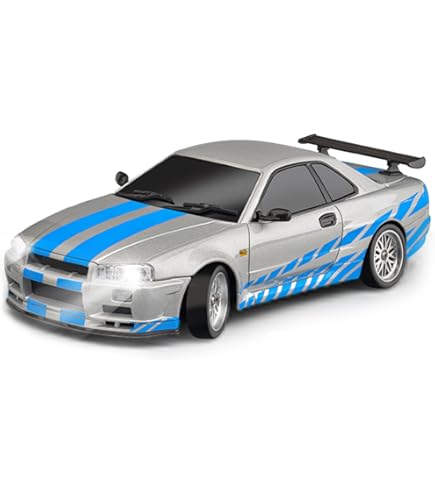 Amazon.com: TAMIYA NISMO R34 GT-R Z-Tune 4 Wheel Drive On Rd TT02D